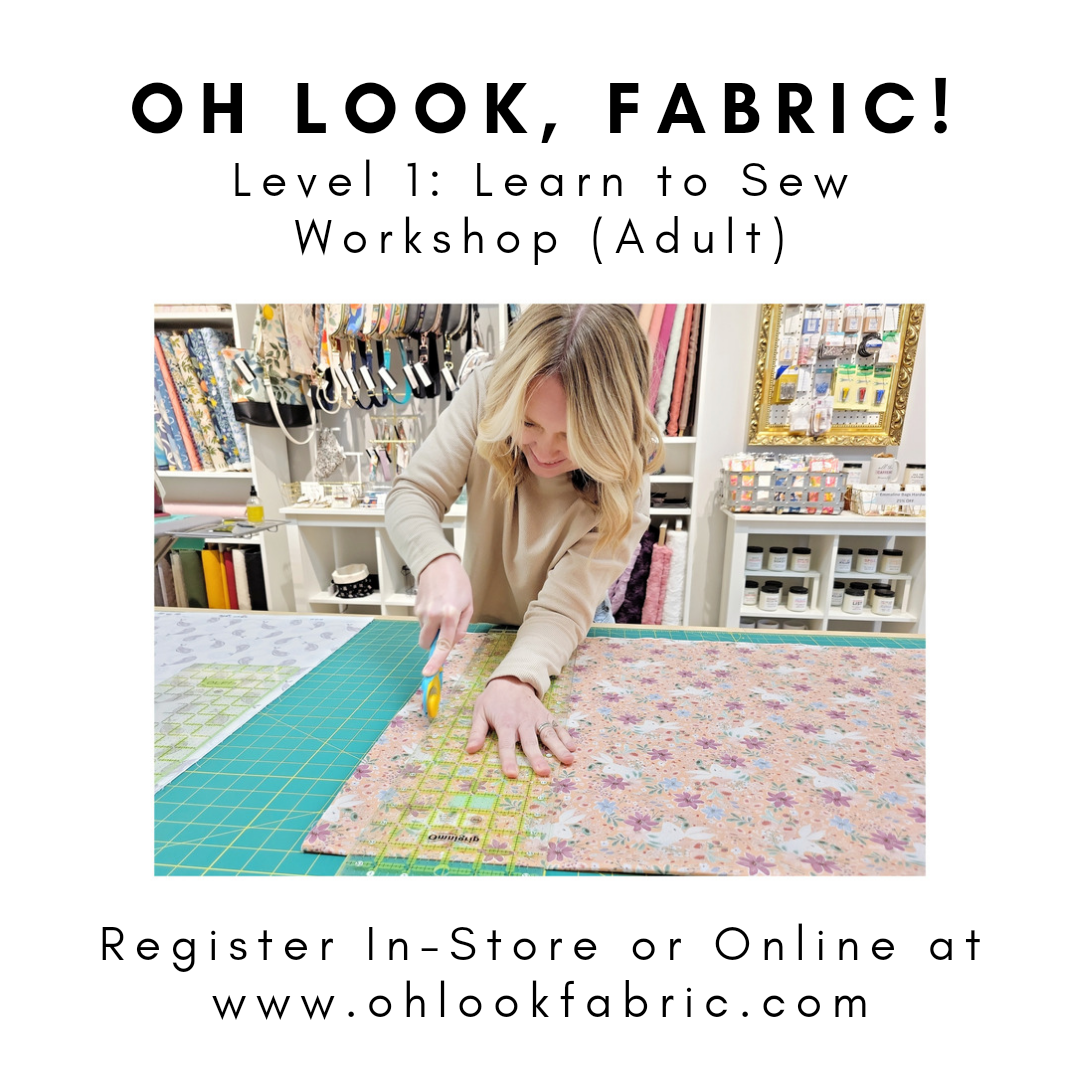 Level 1 Learn to Sew (Adult) Thursday, August 15th, 2024